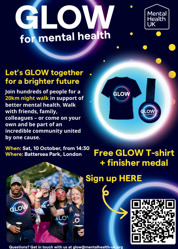GLOW 2026 London poster